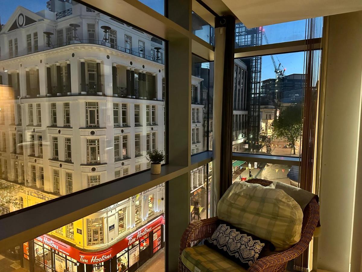 Birmingham Prime Location Stunning Apartment Floor-To-Ceiling Windows Buitenkant foto